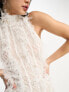 Amy Lynn Calla sleeveless textured midaxi dress in white
