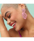 ფოტო #3 პროდუქტის Women's Palm Leaf Drop Earrings