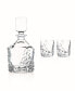 Sculpture Whiskey Set, 3 Piece