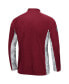 ფოტო #4 პროდუქტის Men's Maroon, Camo Boston College Eagles Operation Hat Trick Military-Inspired Appreciation Snow Cruise Raglan Quarter-Zip Top