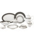 Фото #1 товара Набор посуды Lorren Home Trends new Bone China 57 предметов - Набор для 8 персон