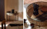 Фото #8 товара Журнальный столик ZARAHOME Складной круглый со стальной конструкцией и круглым лотком из растительного волокна.