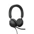 Jabra Evolve2 40 USB-A - MS Teams Stereo - Wired - Office/Call center - 20 - 20000 Hz - 188 g - Headset - Black