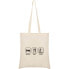 ფოტო #1 პროდუქტის KRUSKIS Sleep Eat And Fish Tote Bag