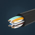Przedłużacz do kabla skrętki FTP Ethernet RJ45 Cat 6 1000 Mbps 2m czarny