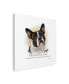 Howard Robinson 'French Bulldog' Canvas Art - 14" x 14"