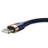 Фото #4 товара Wytrzymały nylonowy kabel przewód USB Iphone Lightning QC3.0 1.5A 2M niebieski