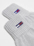 Фото #4 товара Tommy Jeans flag logo gloves in grey