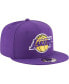 Фото #3 товара Men's Purple Los Angeles Lakers Official Team Color 9FIFTY Snapback Hat