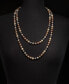 ფოტო #2 პროდუქტის Gold-Tone Tonal Imitation Pearl All-Around 60" Strand Necklace, Created for Macy's