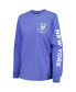 Фото #3 товара Women's Royal New York Mets Team Pigment Dye Long Sleeve T-shirt