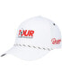 Фото #1 товара Men's White TOUR Championship Patch Trucker Adjustable Hat