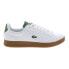 Фото #1 товара Lacoste Carnaby Pro 123 7-45SMA0024Y37 Mens White Lifestyle Sneakers Shoes