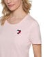 Фото #5 товара Women's Embroidered Heart-Logo T-Shirt