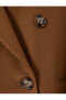 Blazer Ceket Kruvaze Kapama Düğmeli Cep Detaylı