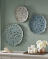 Фото #2 товара Madison Park Rossi Blue Iron Painted Wall Decor Set of 3