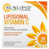 Фото #1 товара Sunlipid, липосомальный витамин C, с натуральными ароматизаторами, 30 пакетиков по 5,0 мл (0,17 унции)