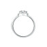 Glittering silver heart ring Tesori SAVB140