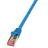 Фото #1 товара LogiLink 3m Cat.6 S/FTP сетевой кабель Cat6 S/FTP (S-STP) Синий CQ2066S