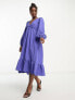 Фото #1 товара Nobody's Child Ammie midi dress in periwinkle blue