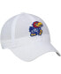 Фото #4 товара Men's White Kansas Jayhawks Staple Adjustable Hat