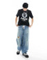 Фото #2 товара Aape By A Bathing Ape regular fit short sleeve t-shirt with front graphic in black