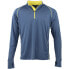 Фото #1 товара Green Layer Evolution Pullover Half Zip Jacket Mens Blue Casual Athletic Outerwe