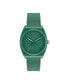 Unisex Three Hand Project Two Green Resin Strap Watch 38mm