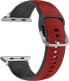 Beline Beline pasek Apple Watch Silico Leather 42/44/45/49mm czerwono-czarny /red-black box