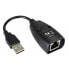 Techly IUSB-EXTENDTY5 - USB - RJ-45 - Black