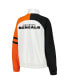 Women's White Cincinnati Bengals Curve Ball Raglan Full-Zip Track Jacket