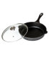 Фото #1 товара Glass Lid with Stainless Steel Knob for 10" Skillet