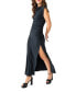ფოტო #3 პროდუქტის Women's Cowlneck Ruched Midi Dress