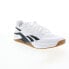 Reebok Nano X2 Mens White Canvas Lace Up Athletic Cross Training Shoes 8