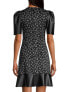 Фото #4 товара MICHAEL Michael Kors Paisley Minidress Black Multi Size M