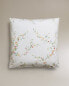 (200 thread count) floral print percale pillowcase