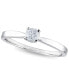 ფოტო #1 პროდუქტის Diamond 1/4 ct. t.w. Solitaire Engagement Ring in 14k White or Yellow Gold
