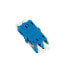 LogiLink FA03LC1 - LC - Blue - White - Single-mode - Plastic - Ceramic - OS2
