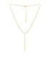 ETTIKA queen of Hearts Cubic Zirconia Lariat Necklace