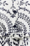 Фото #15 товара Платье с контрастной вышивкой — zw collection ZARA