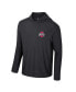 Men's Black Ohio State Buckeyes Cloud Jersey Raglan Long Sleeve Hoodie T-Shirt