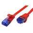 ROTRONIC-SECOMP UTP Patchkabel Kat6a/Kl.EA flach rot 5m - Cable - Network