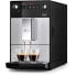 MELITTA F230-101 - Purista Kaffeemaschine - Automatischer Espresso mit Bohnenmhle - 1450W - Wassertank 1,2L - Silber