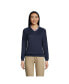Фото #2 товара Women's School Uniform Cotton Modal V-neck Sweater