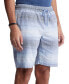 Фото #3 товара Men's Striped Drawstring 9" Shorts