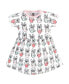 ფოტო #3 პროდუქტის Baby Girls Cotton Dresses, Bonjour