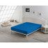 Фото #2 товара Простыня подогнанная Alexandra House Living синяя 200 кровать 50% хлопок 144 темы 28 см