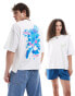 Фото #1 товара ASOS DESIGN Disney unisex oversized boxy t-shirt with Stitch prints in white