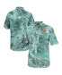Фото #1 товара Men's Green Miami Hurricanes Realtree Aspect Charter Full-Button Fishing Shirt