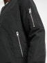 Jack & Jones Essential bomber jacket in black